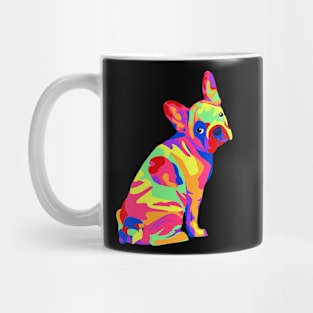 Multicolor Frenchie Mug